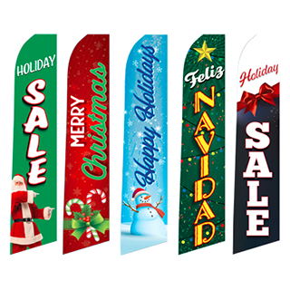 Holiday Swooper Flags